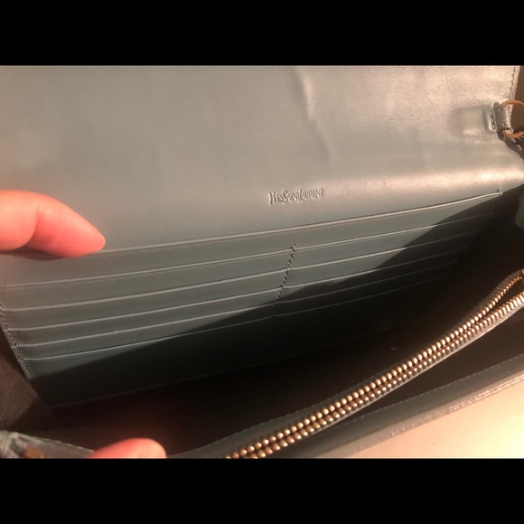 YSL Teal patent leather small bag - Picture 7 of 12